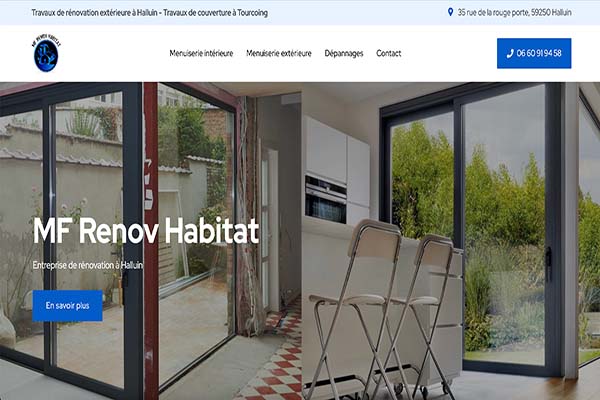 Entreprise de rénovation et menuiserie à Halluin