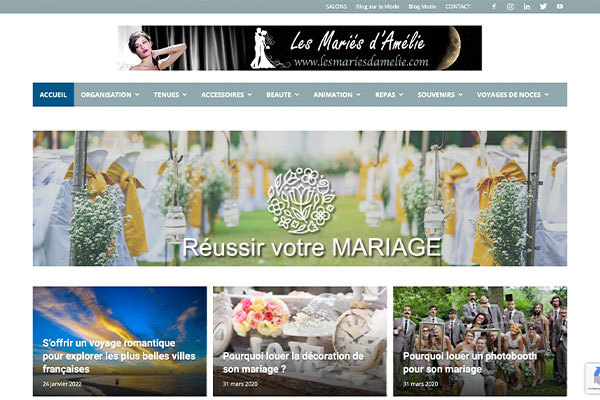 Blog sur le mariage